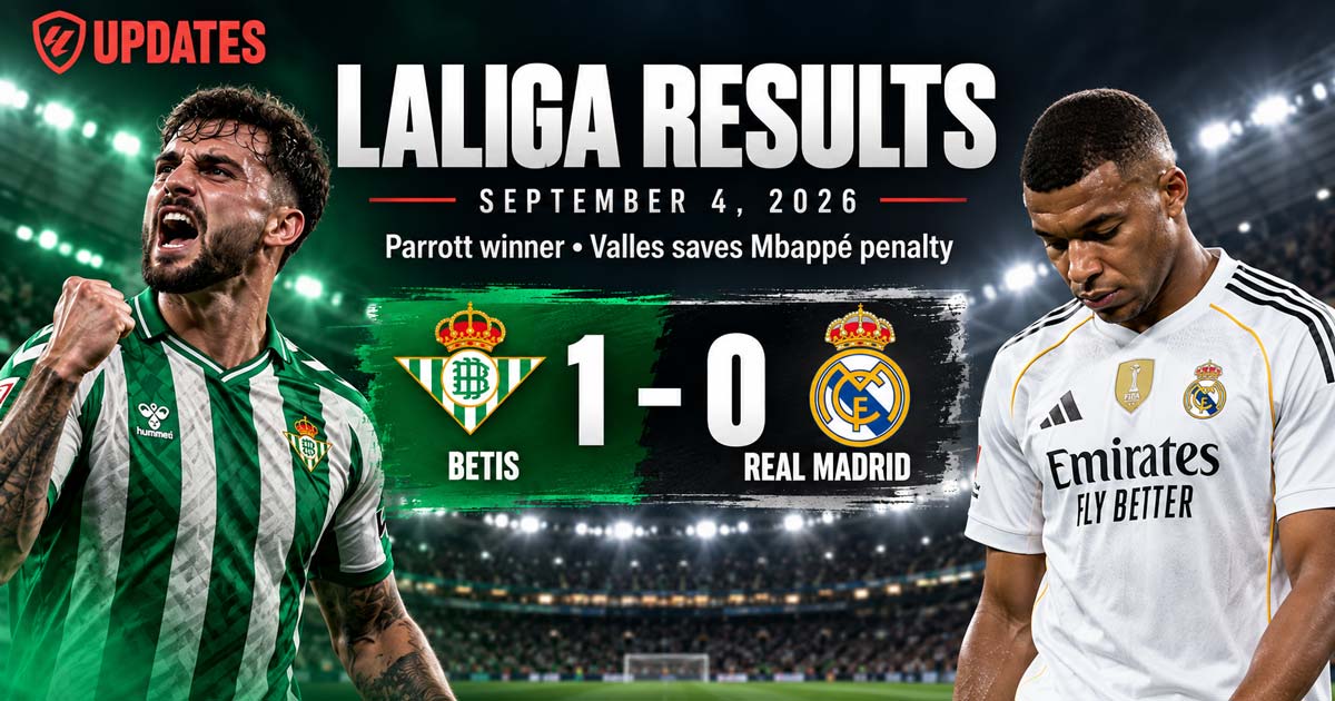 September 4, 2026 Laliga Result
