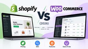 Featured Image of Article Shopify VS WooCommerce Comparison